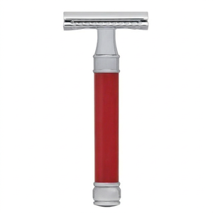 Rasoir de sécurité en acier inoxydable de qualité supérieure pour hommes, lames à double tranchant, épilation corporelle, instrument de beauté durable et écologique, 15g - Product Image 1