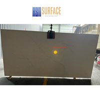 3200*1600mm 3D imprimé Calacatta Quartz dalle fond de pierre translucide grandes dalles de pierre pierre de Quartz pour fabriquer