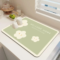 Tapis de comptoir et assiette de cuisine Tapis d'égouttage pour table à thé Tapis thermique absorbant pour table à manger Tapis de comptoir de bar