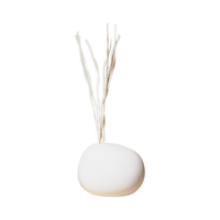Diffuseur d'arômes liquides en porcelaine élégant, flacon de parfum moderne pour salle de bain et spa, senteurs au choix