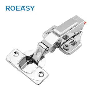 ROEASY Bisagras 48毫米不锈钢304铰链全覆盖橱柜铰链，带ABS耐磨尼龙9.5毫米圆筒