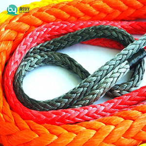 <span class=keywords><strong>Cuerda</strong></span> de UHMWPE duradera de 8/12 cabos, 5mm, 10mm, 12mm, 16mm, colorida, trenzada hueca de HMPE, para cabrestante, remolque y amarre de barcos, proveedor - Product Image 1