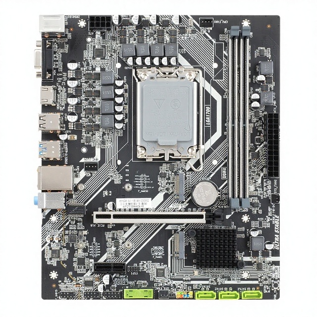 Intel Desktop H610 Motherboard DDR4 Double Channel SATA 64GB PCI-Express X16 1700-pin Micro-ATX Non-integrated New