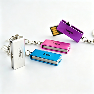 Nueva Memoria USB 2.0 Metálica Compacta Mini con Clip Giratorio, de 2GB-64GB, con 1 Año de Garantía, Ideal para Regalos Empresariales y de Oficina, Venta al Por Mayor - Product Image 2