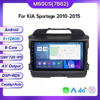 Radio Estéreo para Coche MEKEDE MS Android 12 8 Núcleos 8+256GB IPS DSP 2DIN con GPS WIFI para KIA Sportage 3 2010-2015 de 9 Pulgadas