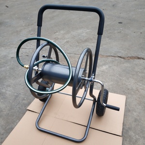 Enrouleur de <span class=keywords><strong>tuyau</strong></span> d'<span class=keywords><strong>arrosage</strong></span> de jardin de type nouveau 2022, chariot en PVC, soudeur en métal, acier inoxydable, fonte, plastique <span class=keywords><strong>sur</strong></span> roues, guide de <span class=keywords><strong>tuyau</strong></span> de 100 pieds - Product Image 3