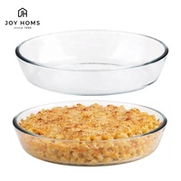 Plat à four ovale en verre borosilicate de haute qualité 0,8L 1,6L 2,4L – Vaisselle de cuisine, compatible micro-ondes, résistant à la chaleur, ensemble de plats de cuisson pour four – Vente en gros