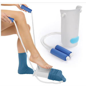 Equipo duradero para el cuidado de personas mayores, fácil de poner y quitar, calcetines auxiliares para vestirse, calcetines de ayuda para el vestir. - Product Image 1