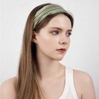 Nouveau serre-tête en soie 19 Momme large et élastique, 100% soie de mûrier, accessoire pour cheveux pour femme