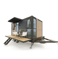 Maison préfabriquée modulaire mobile pour complexe hôtelier, maison démontable préfabriquée, construction modulaire