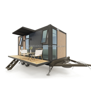 <span class=keywords><strong>Casas</strong></span> Contenedor Modernas Impermeables, Bar Móvil <span class=keywords><strong>para</strong></span> Exteriores con Baño, Diseño de Contenedor Ecológico con Energía Solar en el Segundo Piso - Product Image 2
