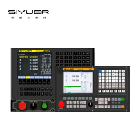 Controlador CNC Siyuer 998Ta de alta precisión, Mini torno de Metal de 2 ejes, Centro de torneado, Panel de Control de máquina, de Motor Kit, reemplazo Newker