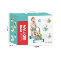 Marcheur 4 en 1 pour bébé Jouet debout pour bébé Poussettes à 4 roues Marcheur pour bébé Jouets pour bébé