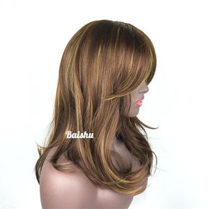 Perruque longue à frange dégradée style piano, pour femmes, moelleuse, douce et de bonne qualité, prix de gros - Product Image 5