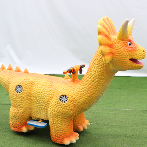 Scooter Eléctrico Infantil de Dinosaurio, Modelo Dilophosaurus, Asiento Seguro de Silicona, para <span class=keywords><strong>Niños</strong></span>, Alquiler en Parques Infantiles, Uso en Interiores - Product Image 6