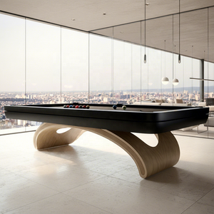 Mesa de <span class=keywords><strong>Billar</strong></span> Multiusos de Madera Maciza con Diseño de Lujo, Mesa de <span class=keywords><strong>Billar</strong></span> Moderna con Tablero de Comedor y Tablero de <span class=keywords><strong>Ping</strong></span> <span class=keywords><strong>Pong</strong></span>, Venta Directa de Fábrica - Product Image 6