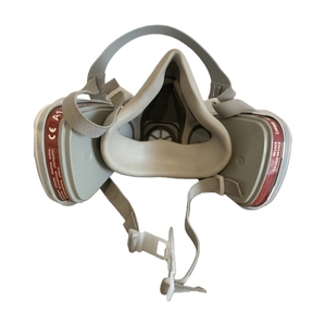 Respirador de Media Cara con Doble Filtro, Máscara de Gas Industrial para Gases Tóxicos y Químicos - Product Image 4