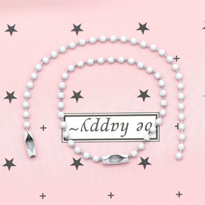 Porte-clés à billes en métal pour fabrication artisanale avec fermoir connecteur Chaînes de suspension en métal coloré pour <span class=keywords><strong>Coca</strong></span> 2.4mm - Product Image 6