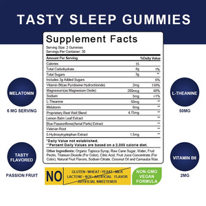 Spot Melatonin sakızlı şeker uyku ve hafıza desteği yetişkinler için diyet takviyesi günlük 60 sayım 2 Gummies - Product Image 2