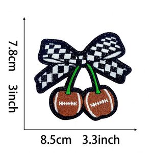Patch thermocollant brodé de sequins, motif Gant de baseball et MAMA Sport, pour la décoration de vêtements, chapeaux et sacs - Product Image 6