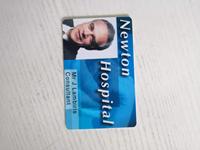 Badge d'employé et carte de visite en PVC RFID personnalisés, impression personnalisée, imperméables, avec photo d'étudiant