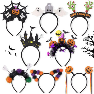 Diadema de Halloween con Araña, Fantasma y Calabaza para Disfraces y Accesorios para el Cabello - Product Image 3