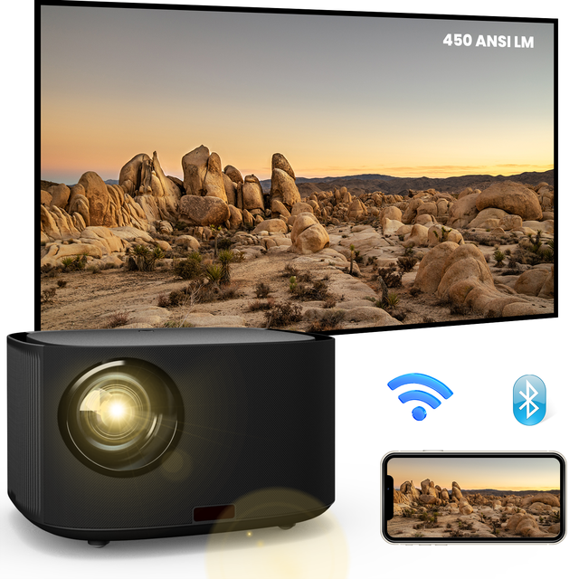 LED LCD Portable HD 1080p Mini Home Cinema Theater Android Video & Presentation Equipments Movie Beamer 4K Outdoor Projector