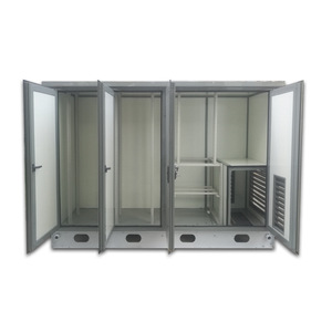 Gabinete de Telecomunicaciones para Exteriores Yuqiu, de Fibra de Vidrio, 2/3/4 Bahías, Control Inteligente de Temperatura, Resistente a Lluvia y Polvo - Product Image 2