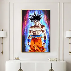 Home Decor Prints Anime Dragon Ball Goku Painting Nordic Style Pictures Wall Art Modular Canvas Poster Modern Bedside Background