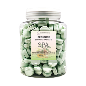Tablettes de pédicure pour bain de pieds spa, fournitures de pédicure pour spa des pieds, naturelles et rafraîchissantes, se dissolvant rapidement et éliminant les impuretés, 1000g - Product Image 1