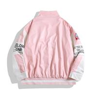 Blouson de pilote en cuir camel pour homme, style motard, avec col montant et empiècements, vente en gros