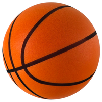 Ballon de basketball taille 5 en PU, silencieux, léger, durable, écologique, en mousse solide, pour entraînement en intérieur et usage domestique, avec logo personnalisé
