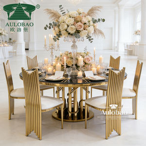 เก้าอี้สำหรับเช่าเก้าอี้ทำจากผ้าหรูหราสำหรับงานปาร์ตี้รอยัลงานแต่งงานแบบพระราชาราชินี - Product Image 4