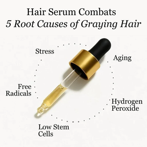 เซรั่มปิดผมขาวสูตรสมุนไพรธรรมชาติ ยี่ห้อไพรเวทเลเบล บำรุงผมขาวให้กลับมาดำถาวร - Product Image 4