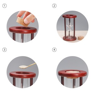 Cadre en bois décoratif <span class=keywords><strong>vide</strong></span> pour <span class=keywords><strong>sablier</strong></span>, horloge à sable sans sable pour cadeau DIY - Product Image 6