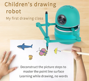 VENDITA CALDA 2020 A Vapore disegno intelligente <span class=keywords><strong>Robot</strong></span> <span class=keywords><strong>Giocattolo</strong></span> di disegno per i bambini - Product Image 6