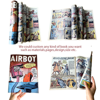 Livres de mangas de haute qualité en anglais, couverture souple, impression de bandes dessinées Marvel, livres à couverture souple, impression à la demande