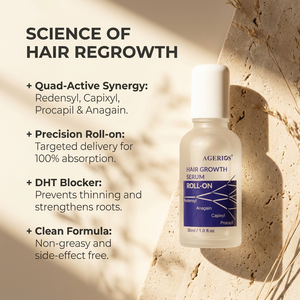Traitement de densification capillaire sous marque privée : Sérum Redensyl roll-on avec shampoing et après-shampoing fortifiants pour des cheveux plus volumineux et plus épais - Product Image 3