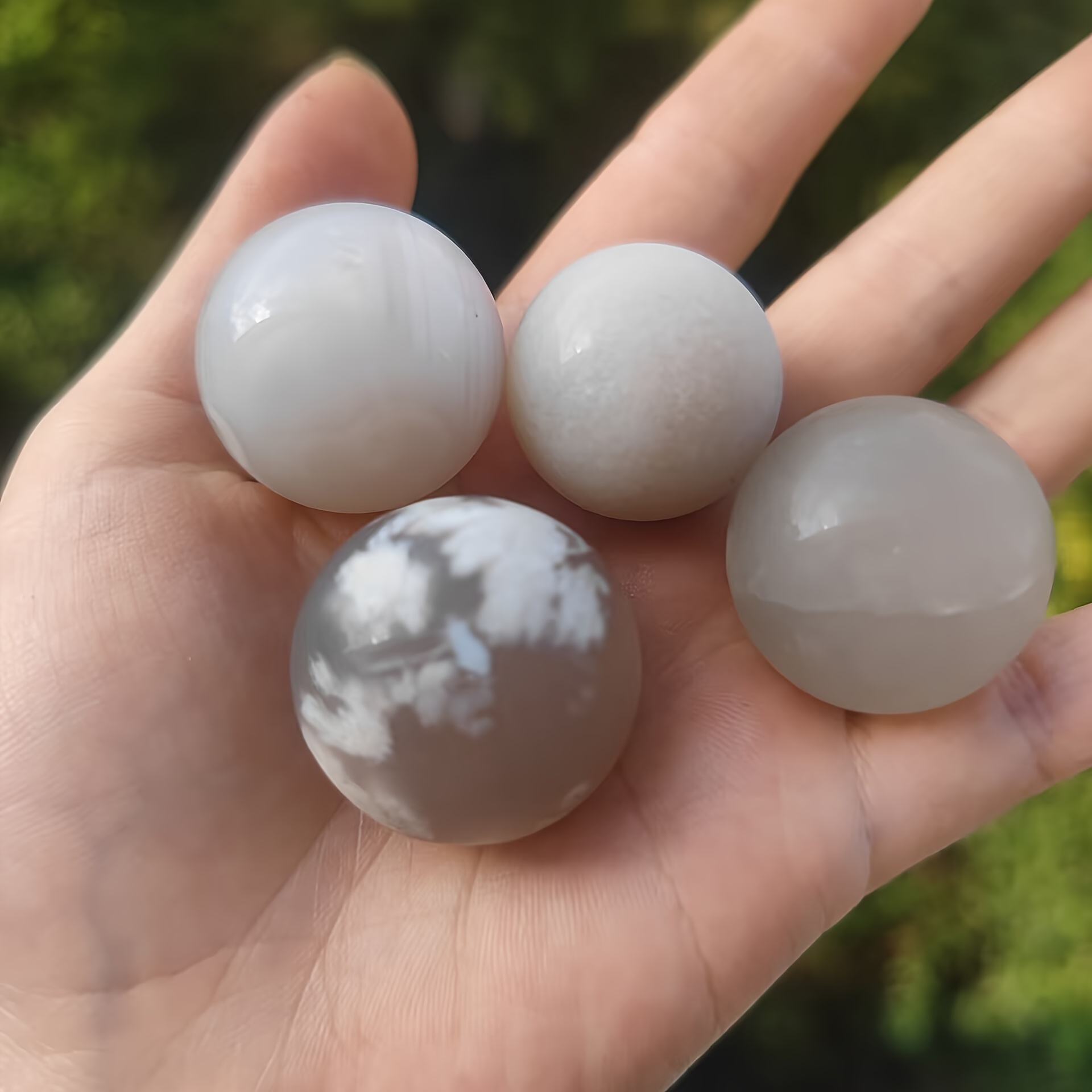 Cherry Blossom Agate Sphere