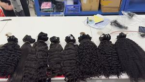 Cheveux Bruts Volumineux Pas Chers, Mèches de Cheveux Humains, Prix de Gros Usine, Perruques à Closure Frisée Indiennes Birmanes, Cheveux Vierges Vietnamiens - Product Image 5