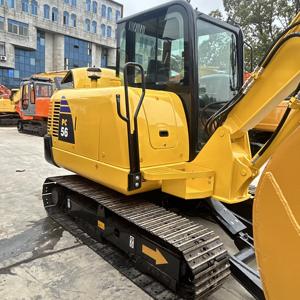 En bon état Mini-pelle Komatsu PC56 d'occasion Komatsu d'origine au Japon Pelleteuse d'occasion Pc56 KAMATSU en bonne vente - Product Image 3