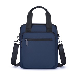 Maletín de Negocios Impermeable de Nailon para Portátil, Bolso Cruzado Casual Vintage para Hombre, Maletín de Cuero PU Suave de Gran Capacidad - Product Image 3