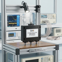 Diviseur de puissance RF 3 voies DC-3GHz 50 Ohm S-M-A Femelle ±0.3dB Équilibre ±3 °   Précision de phase pour les systèmes de test RF