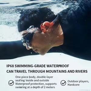 Shokz OpenSwim Pro S710 bone conduction swimming <b>Bluetooth</b> 5.4 earphones for sports IP68 waterproof dual mode 32GB capacity - Product Image 3