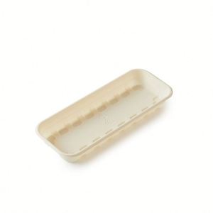 Plateaux alimentaires en gros, grands, biodégradables, à base d'amidon de maïs, pour poissons, légumes, biscuits, et plateaux d'emballage en plastique pour fruits - Product Image 4