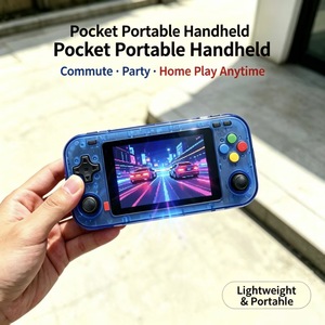 R40S R36MAX Open-Source Handheld-Spielkonsole Durchscheinend Blau Retro-Arcade-Player für GBA FC PSP - Product Image 3