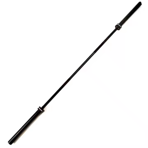 Barre d'haltères noire durable pour la musculation et la gymnastique, barre d'haltères olympique - Product Image 1