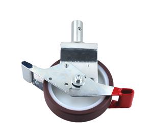 स्रोत कारखाने गर्म उत्पाद <span class=keywords><strong>8x2</strong></span> पॉलीयूरेथेन स्फोल्डिंग कैस्टर व्हील - Product Image 4