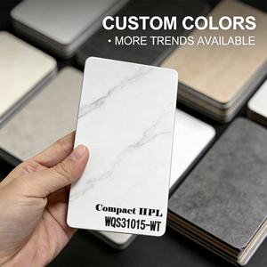 Panneau compact en mélamine HPL, design grain de bois, pour mobilier de bureau moderne résistant au feu, <span class=keywords><strong>stratifié</strong></span> décoratif pour intérieur - Product Image 4