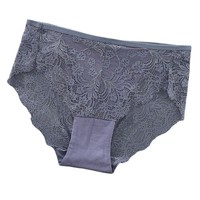 Braguitas de encaje de cintura alta para mujer, talla grande, control de abdomen, levantamiento de glúteos, ropa interior sin costuras, compatibles con hasta 140 kg
